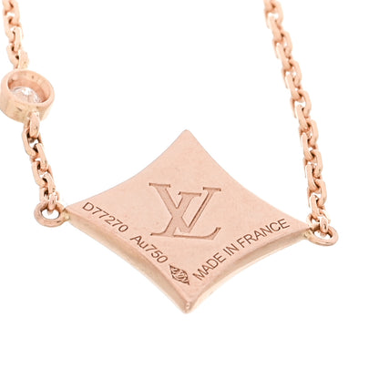 Louis Vuitton 18K Pink Gold Diamond Pink Mother of Pearl Color Blossom BB Star Bracelet 3 of 3