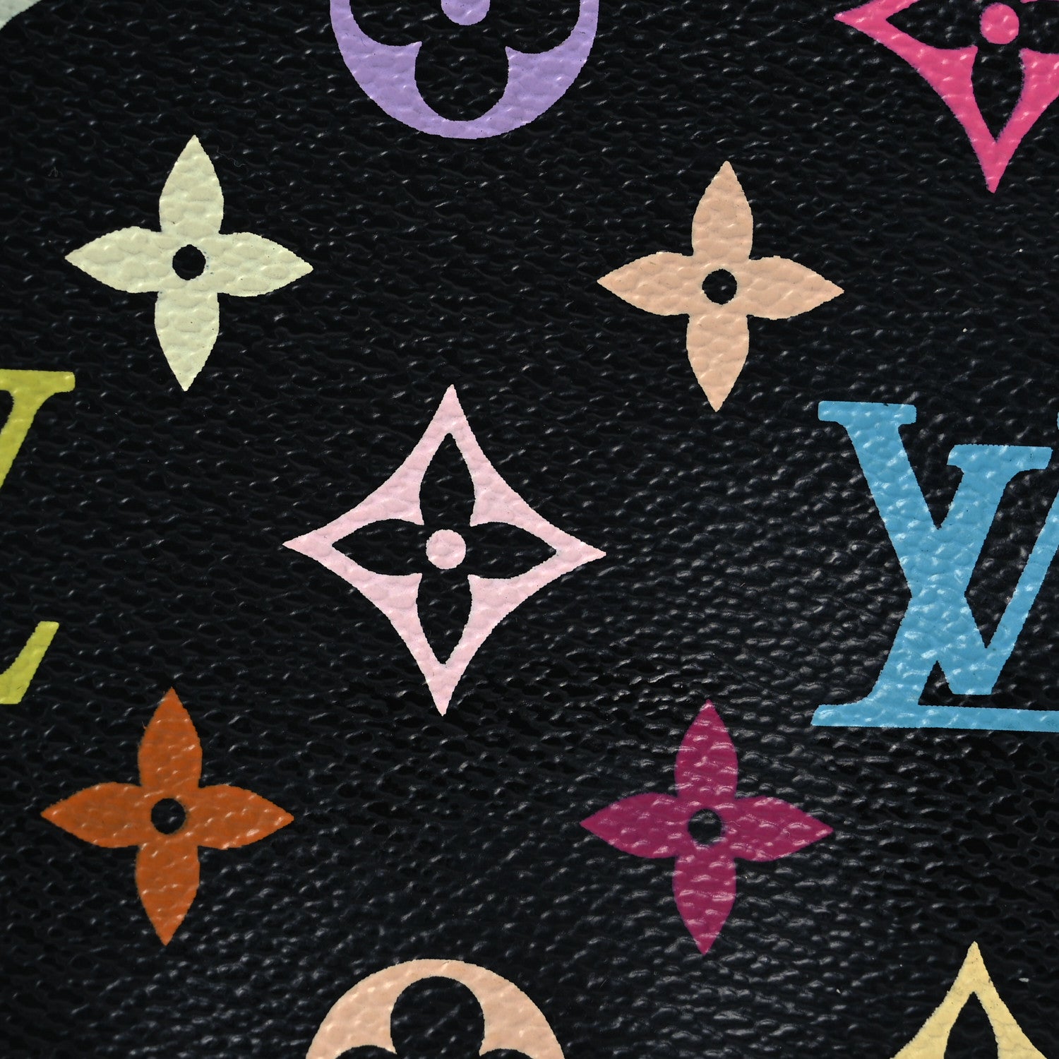 Louis Vuitton Monogram Multicolor Pochette Accessories Black 8 of 12