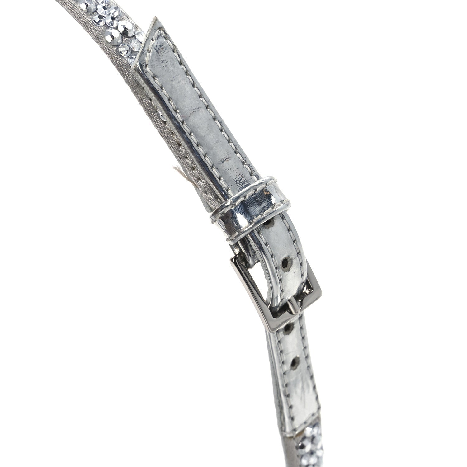 Valentino Garavani Crystal Embellished 90mm Sandals 38 Silver 14 of 16