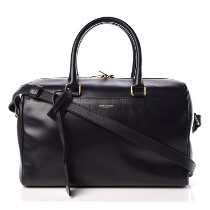 Saint Laurent Calfskin Classic Duffle 6 Black 1 of 15
