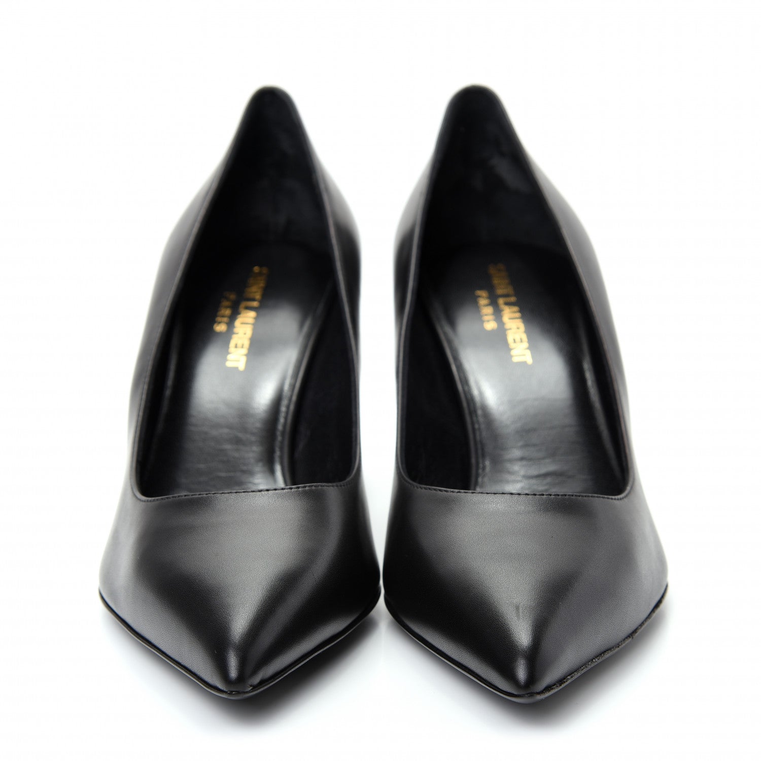 Saint Laurent Calfskin Pumps 38 Black 2 of 11