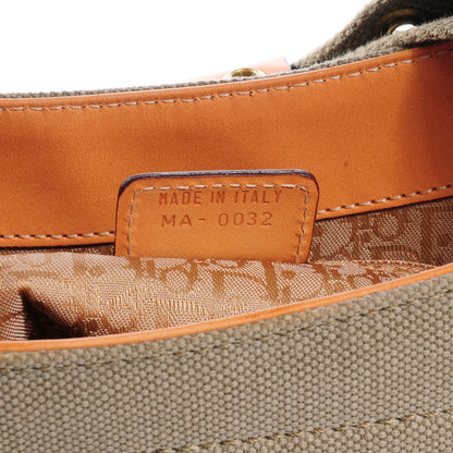 Christian Dior Canvas Street Chic Large Columbus Ave Bag Orange 7 of 7