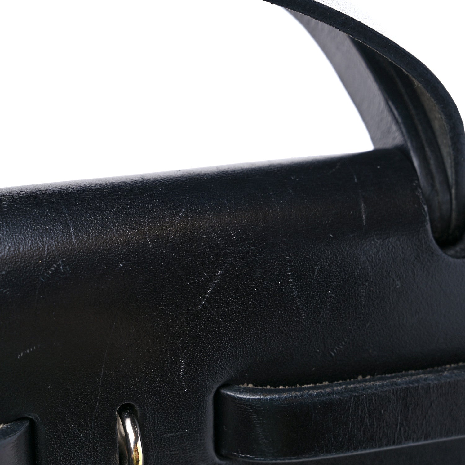 Hermes Toile H Berline Vache Hunter Herbag Zip PM 31 Bleu Saphir Black 15 of 15