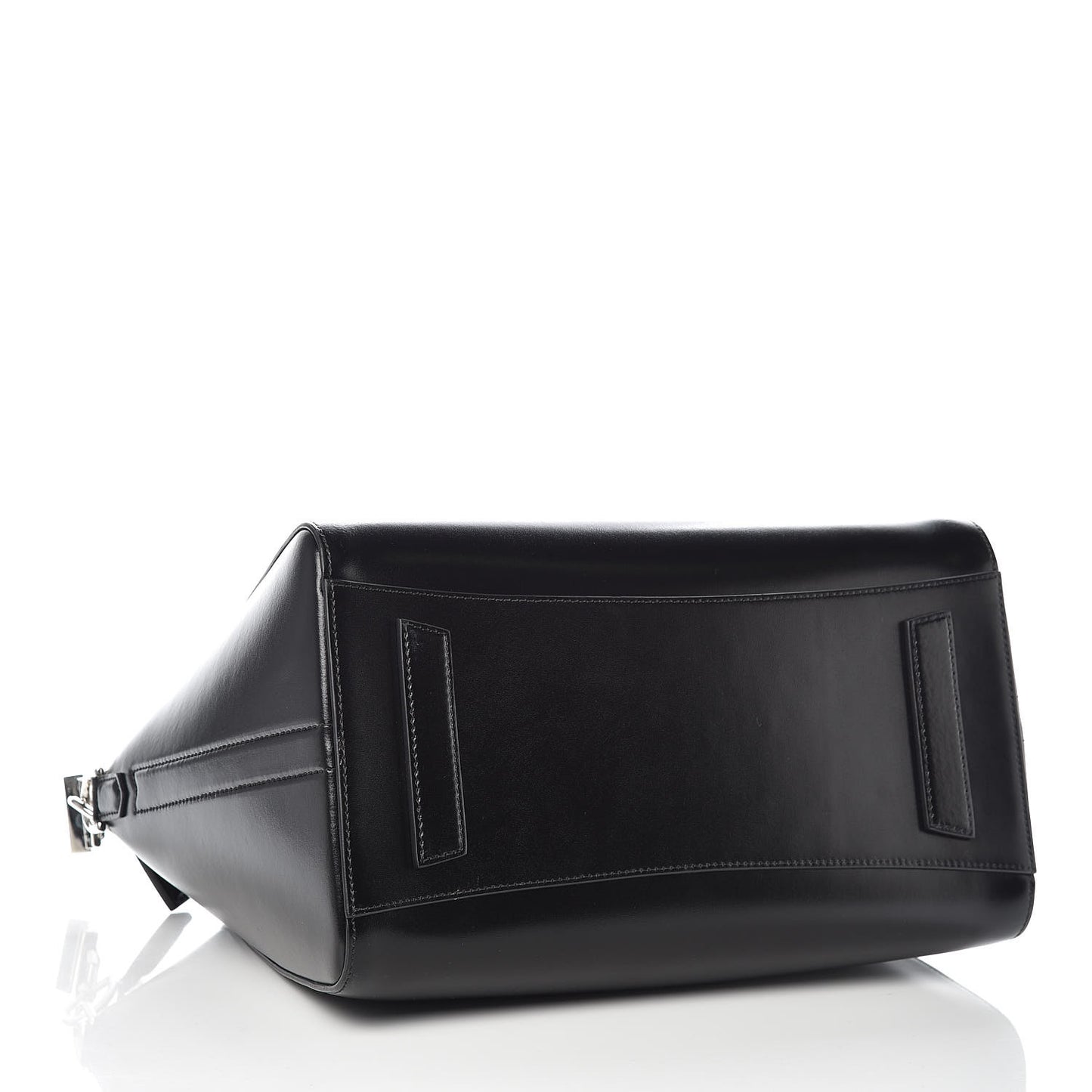Shiny Lord Calfskin Medium Antigona Black