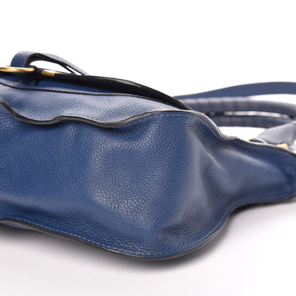 Chloe Calfskin Medium Marcie Satchel Royal Navy 10 of 15