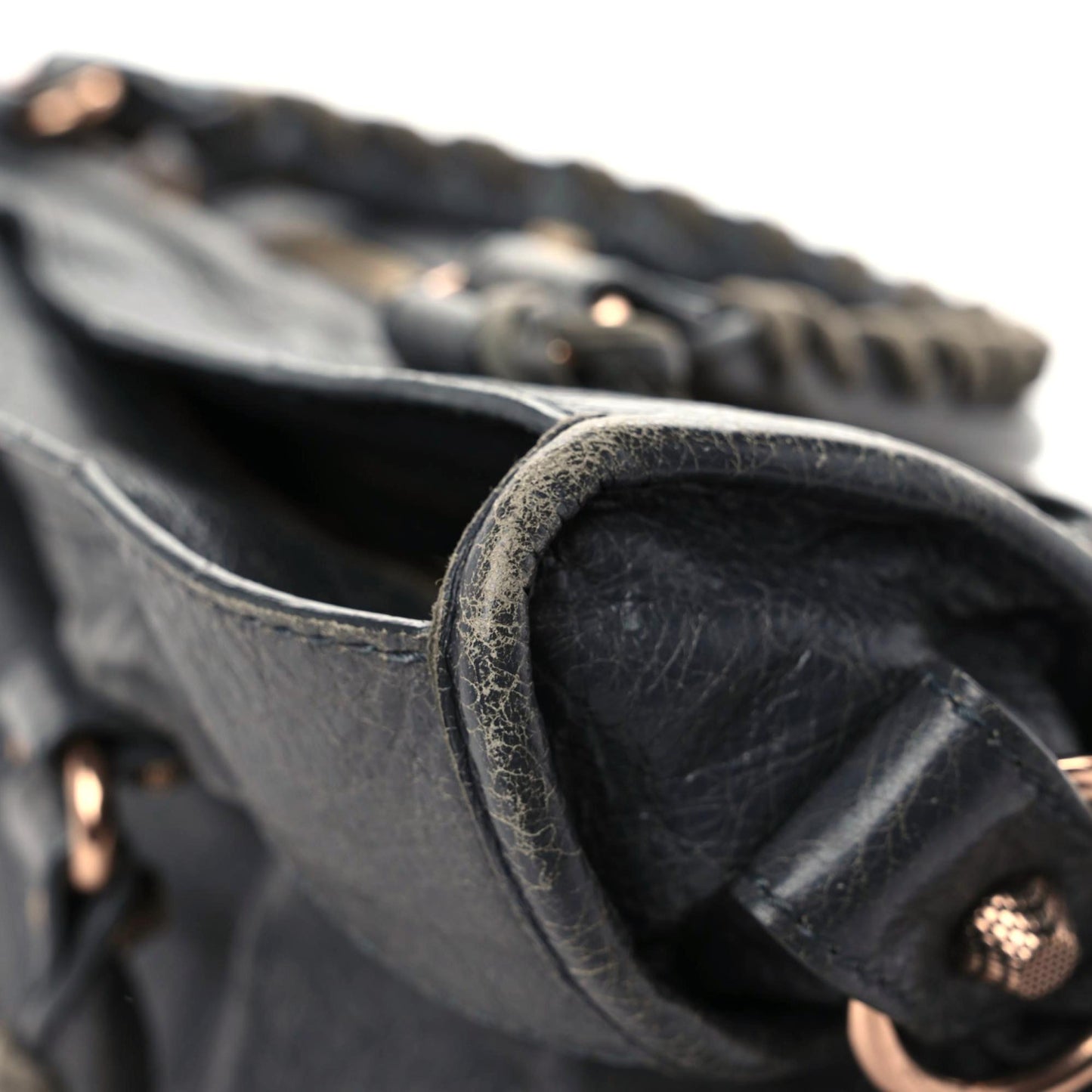 Agneau Giant 12 Rose Gold Hardware City Gris Tarmac