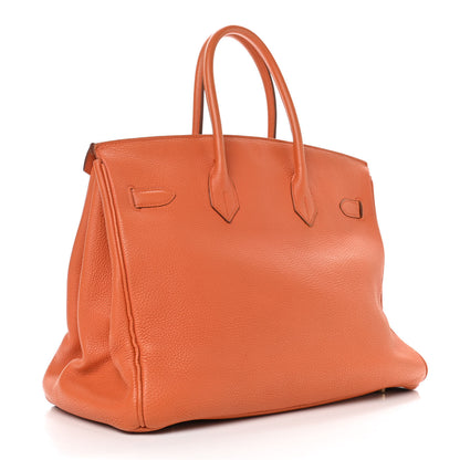 Hermes Togo Birkin 35 Orange 3 of 12