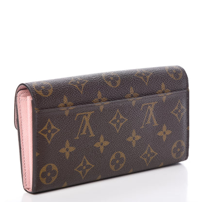 Louis Vuitton Monogram Sarah Wallet NM Rose Ballerine 3 of 7