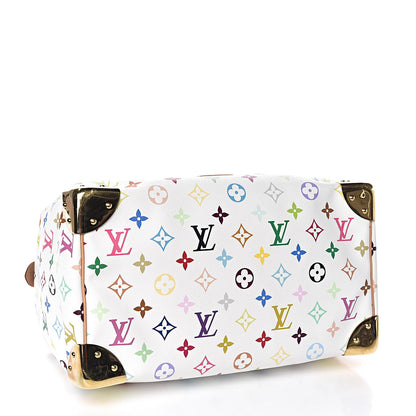 Louis Vuitton Monogram Multicolor Speedy 30 White 4 of 9
