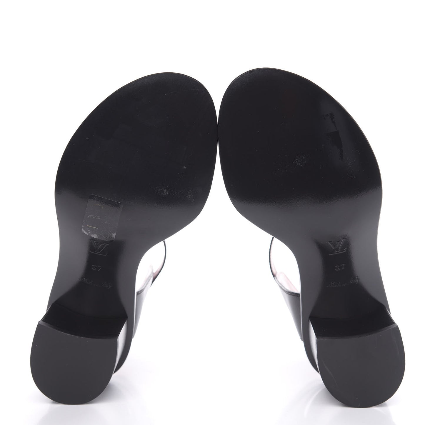 Calfskin Monogram Passenger Sandals 37 Black