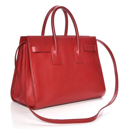 Saint Laurent Calfskin Small Sac De Jour Rouge Orient 4 of 9