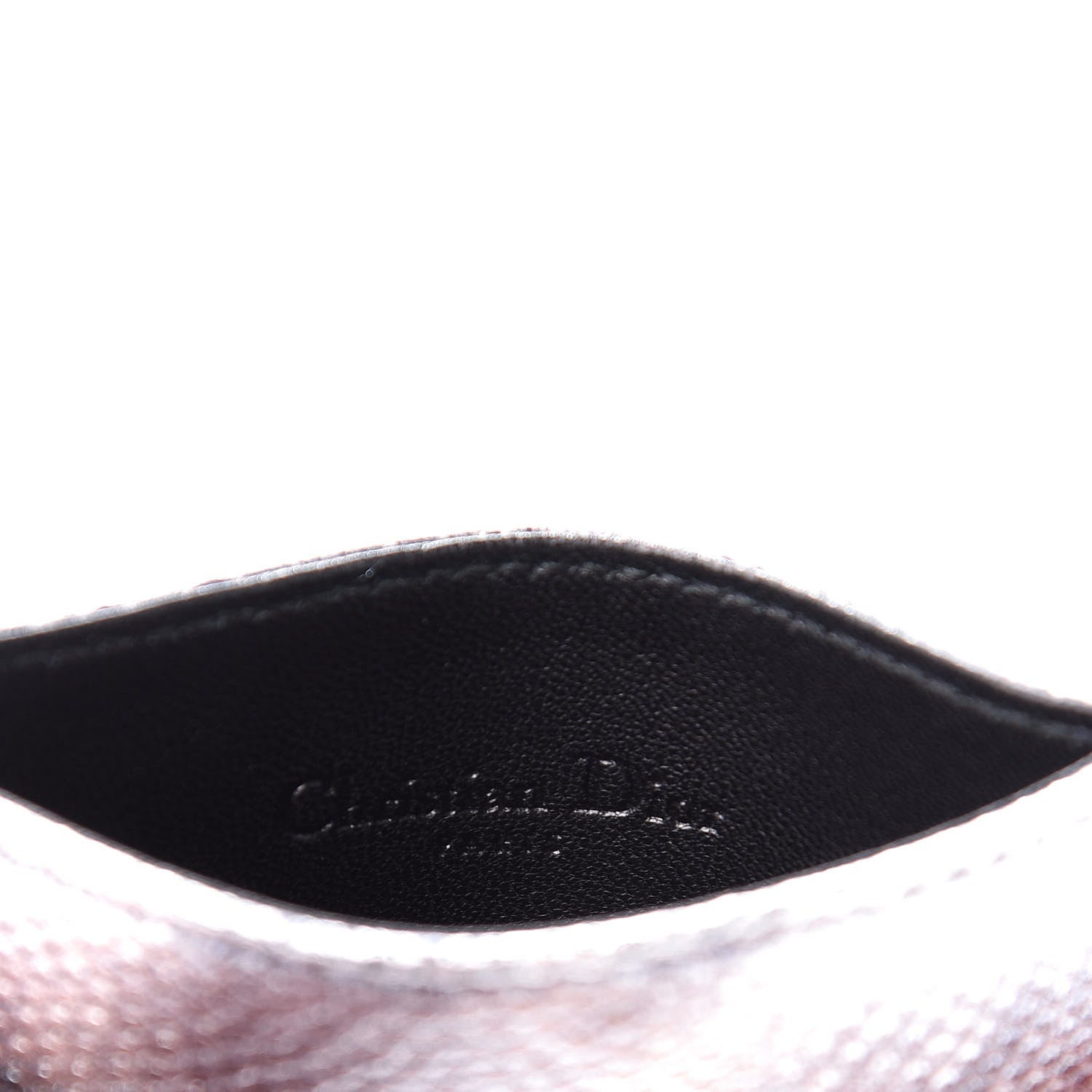 Christian Dior Karung Lady Dior Card Holder Vieil Argent 6 of 9