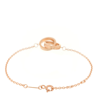 Tiffany 18K Rose Gold 1837 Interlocking Circles Bracelet 2 of 3