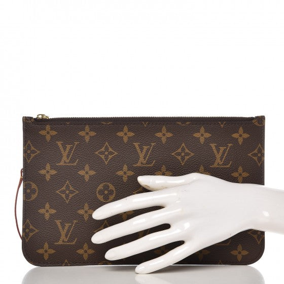 Louis Vuitton Monogram Neverfull MM GM Pochette 2 of 7
