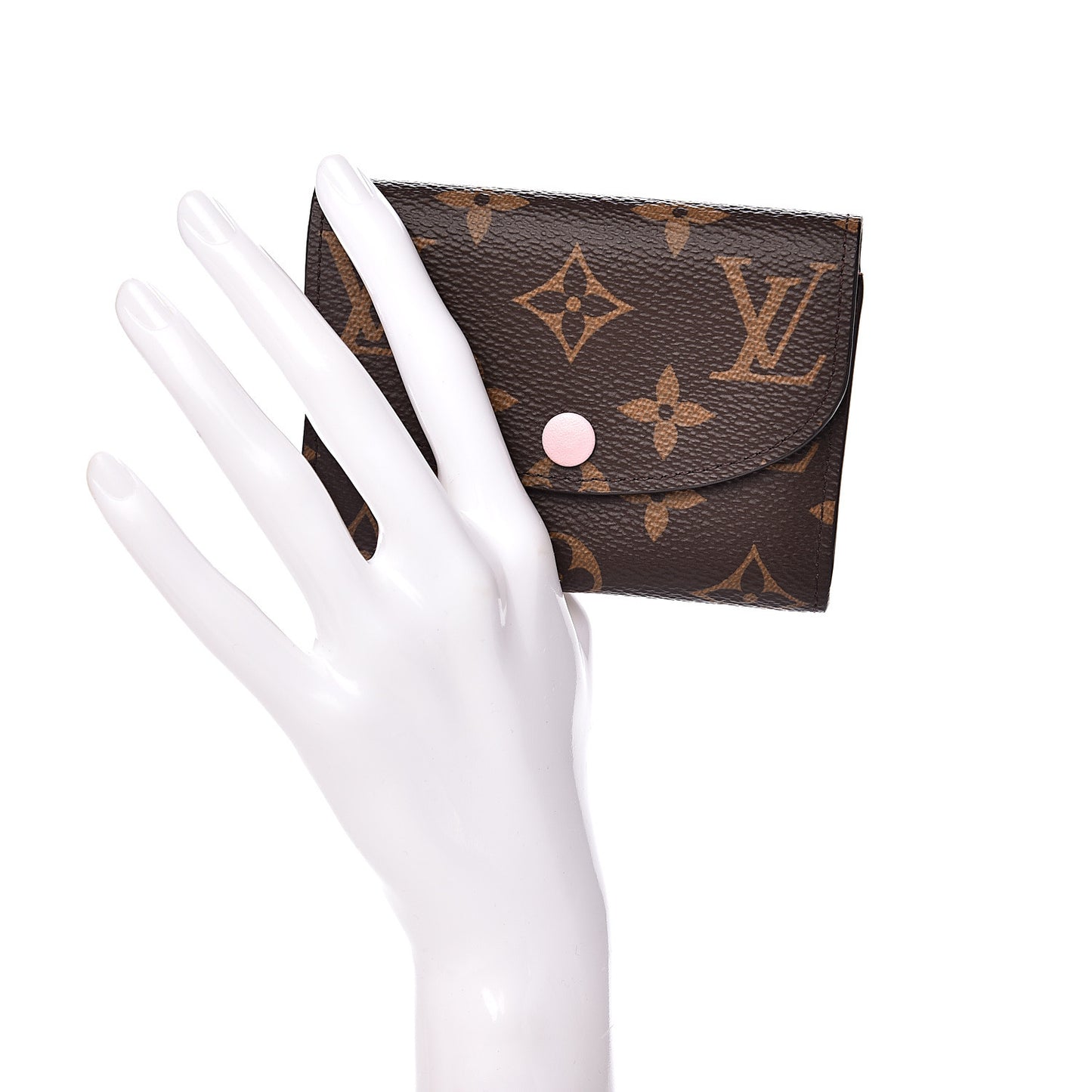 Monogram Rosalie Coin Purse Rose Ballerine