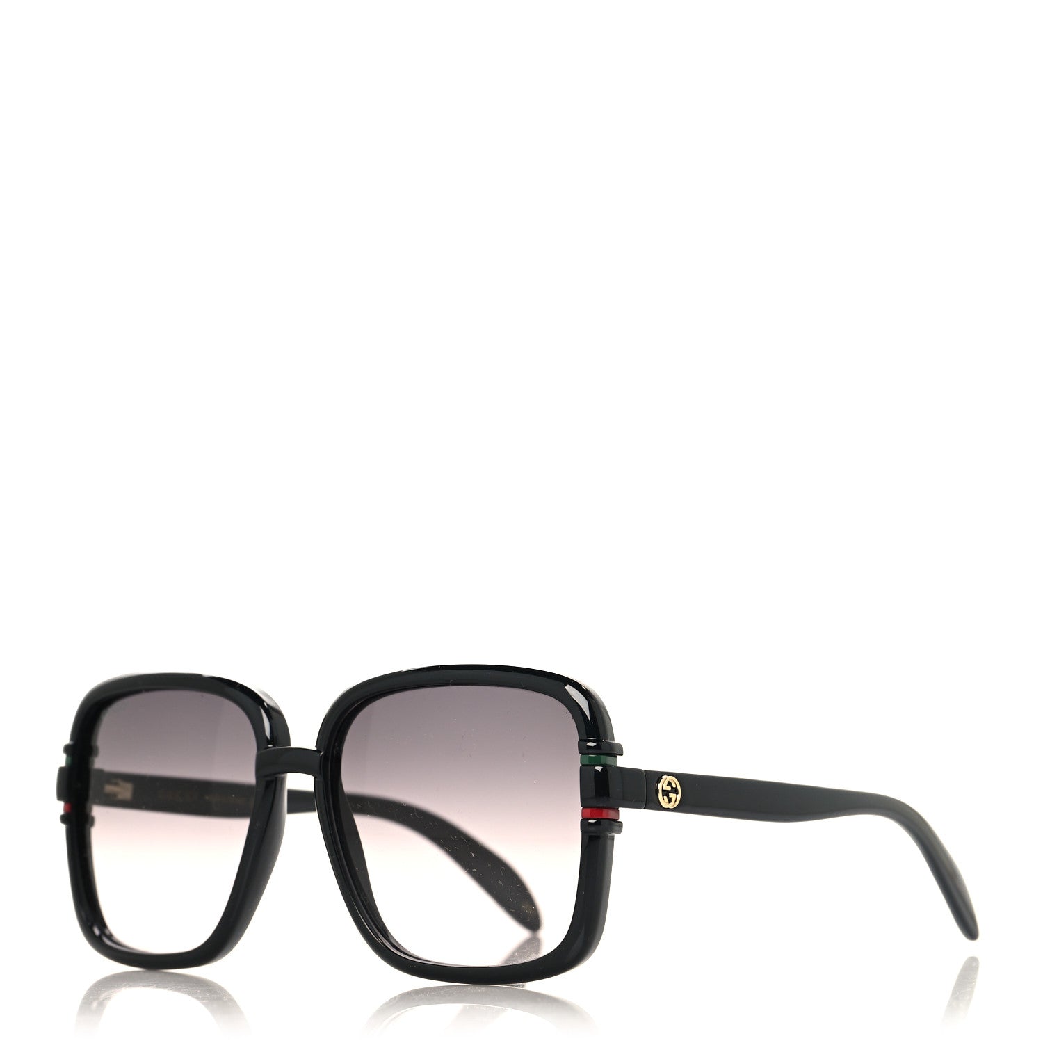 Gucci Acetate Interlocking G Square Sunglasses GG1066S Black