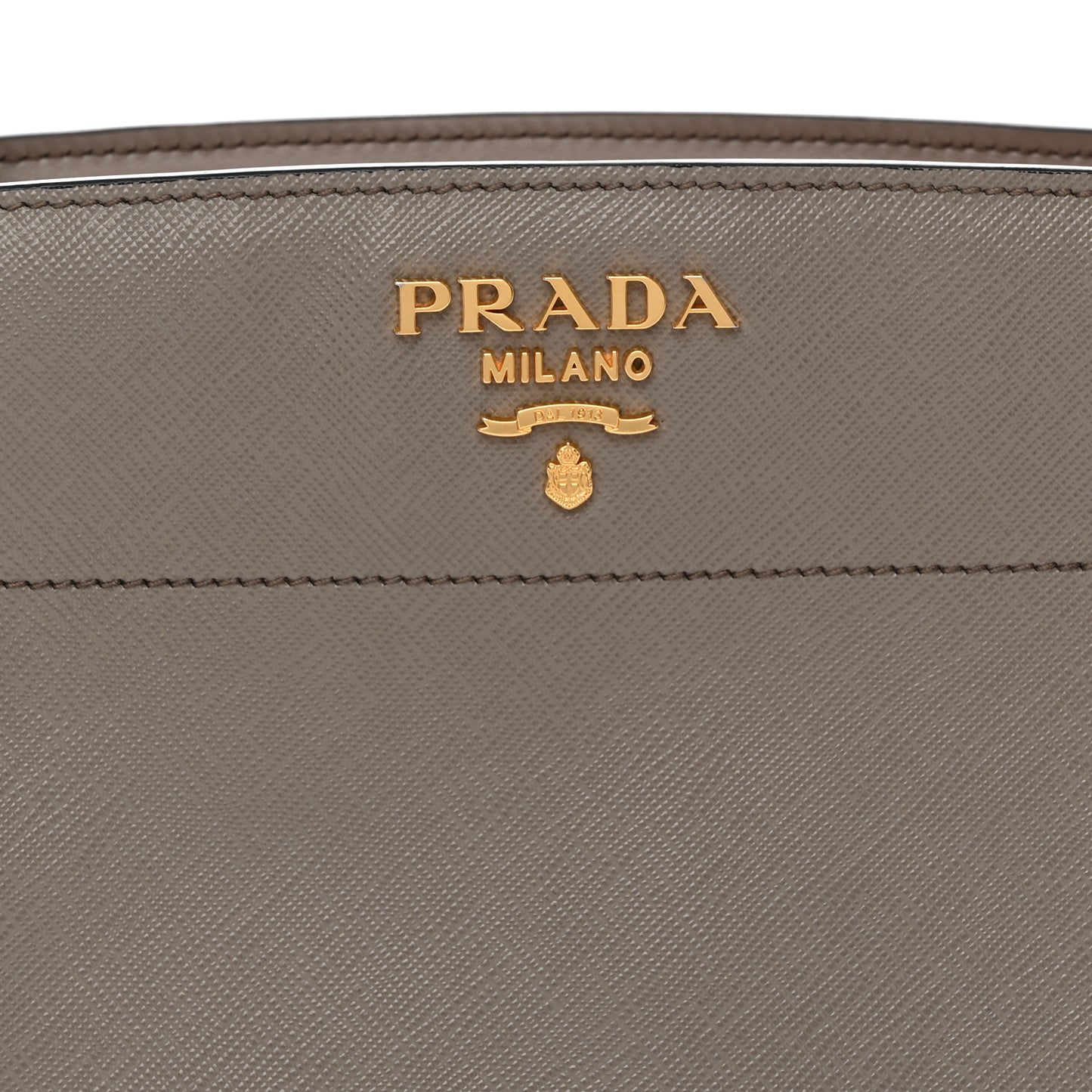 Saffiano Calfskin Esplanade Crossbody Bag Argilla