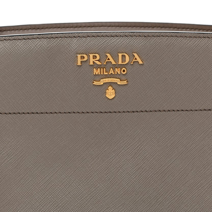 Prada Saffiano Calfskin Esplanade Crossbody Bag Argilla 8 of 10