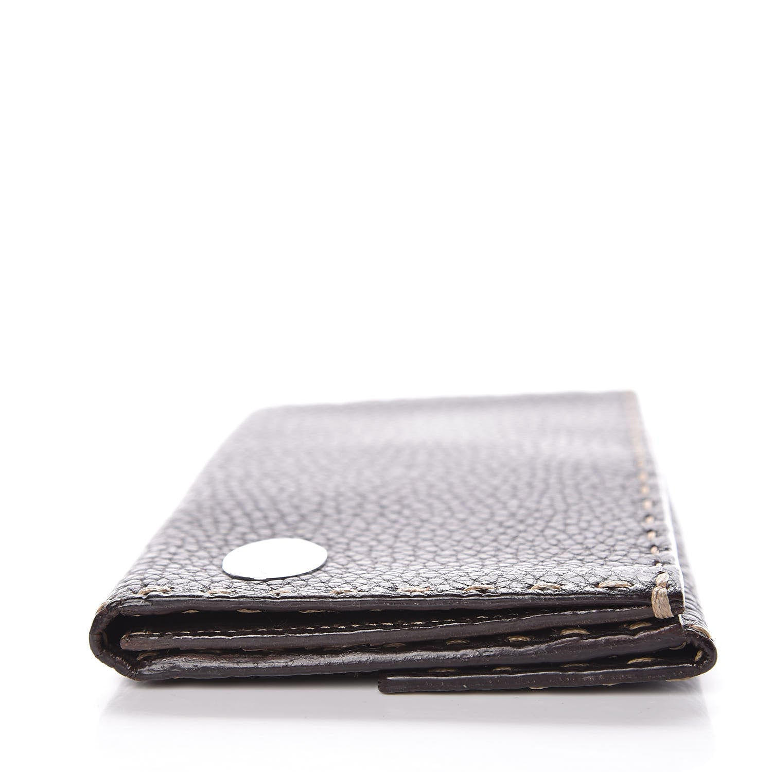 Fendi Cuoio Romano Selleria Bi-Fold Wallet Testa di Moro 8 of 9