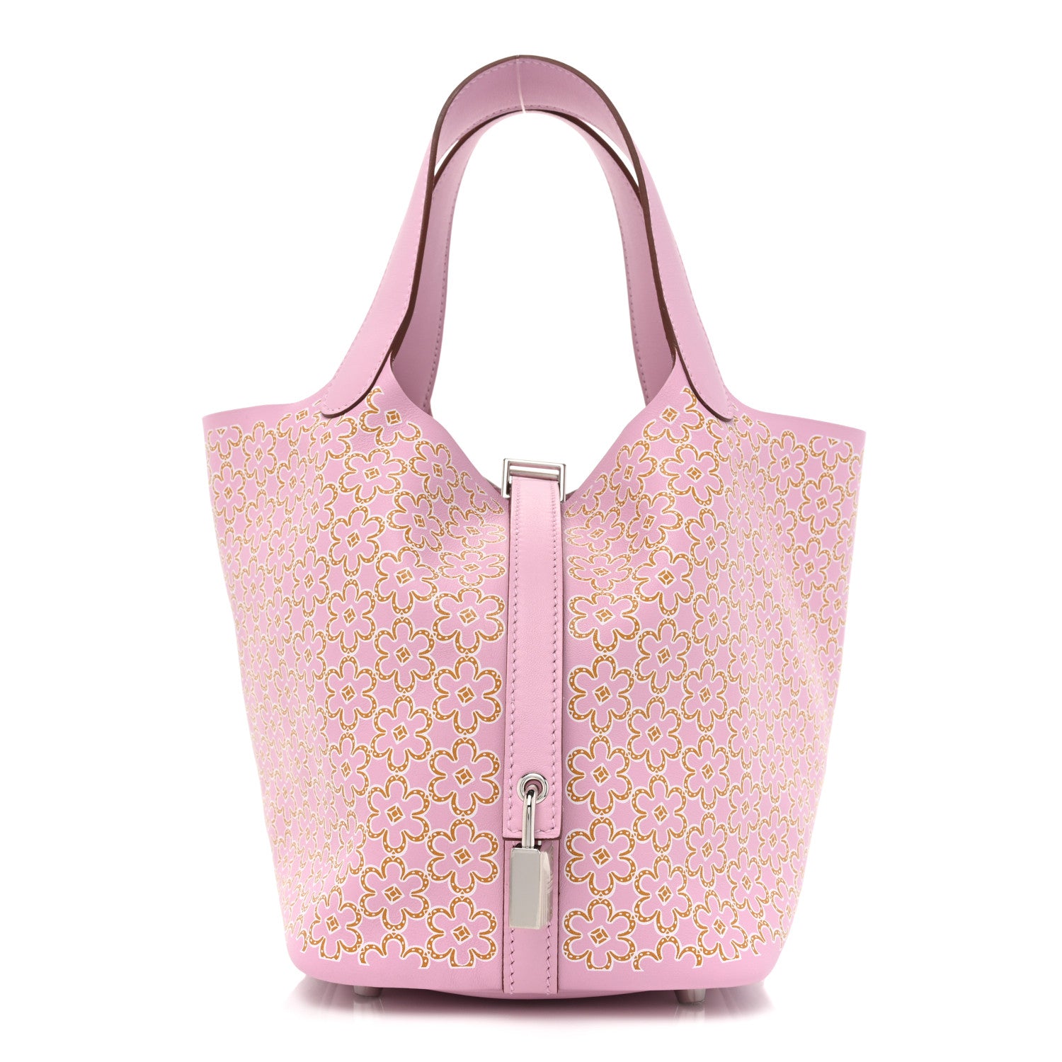 Hermes Swift Lucky Daisy Picotin Lock 18 PM Mauve Sylvestre 1 of 10