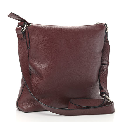 Gucci Pebbled Calfskin Medium Soho Messenger Bag Bordeaux 2 of 14