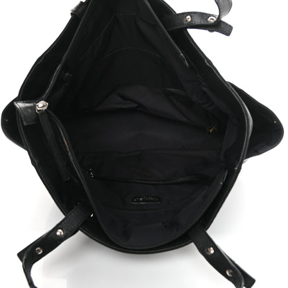 Chanel Coated Canvas Large Paris Biarritz Tote Black 5 of 14