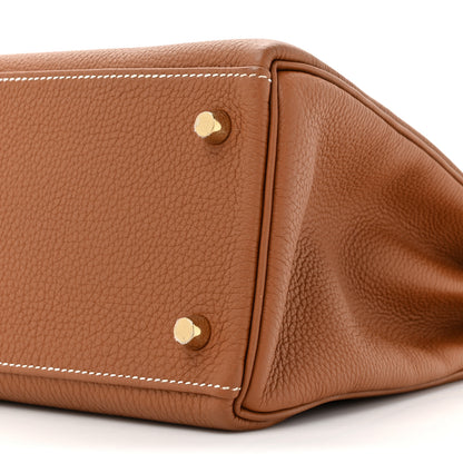 Hermes Togo Kelly Retourne 32 Gold 9 of 13