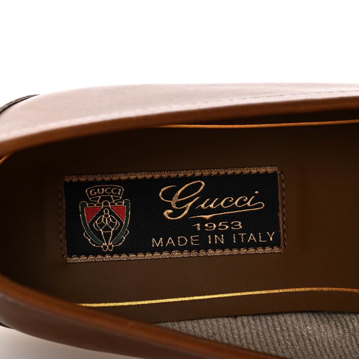 Betis Glamour Calfskin Womens 1953 Horsebit Loafers 37.5 Brown Sugar