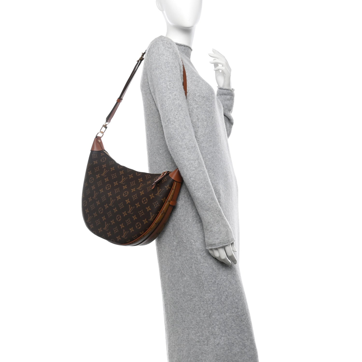 Louis Vuitton Reverse Monogram Loop Hobo 2 of 9