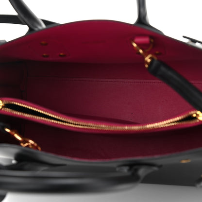 Saint Laurent Calfskin Small Sac De Jour Black Fuchsia 5 of 11