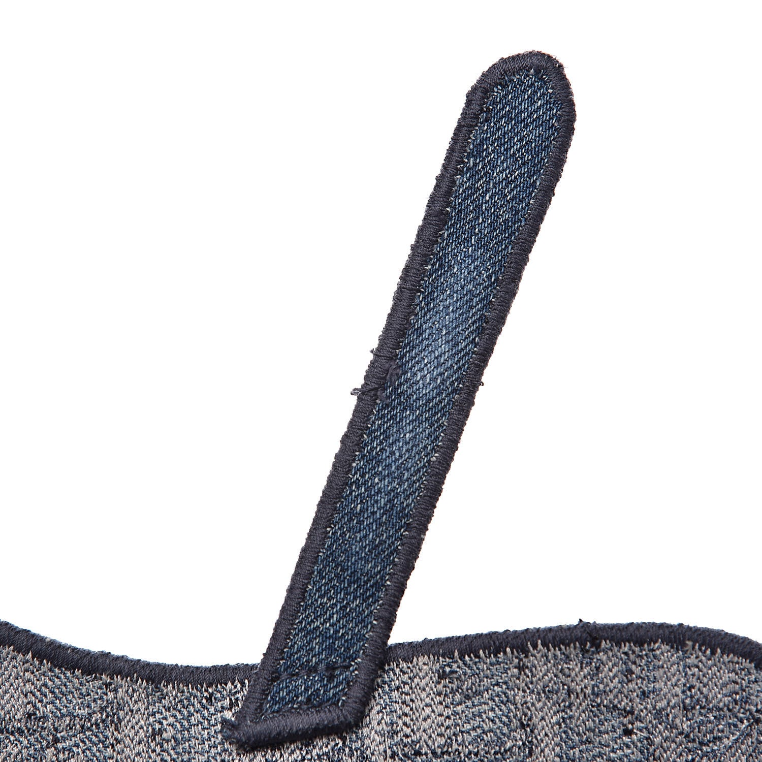 Christian Dior Oblique Denim Saddle Bag Blue 10 of 10