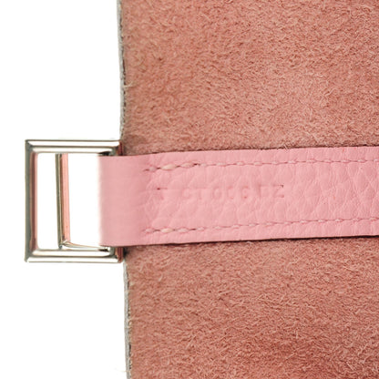 Hermes Taurillon Clemence Picotin Lock 22 MM Rose Sakura 7 of 8