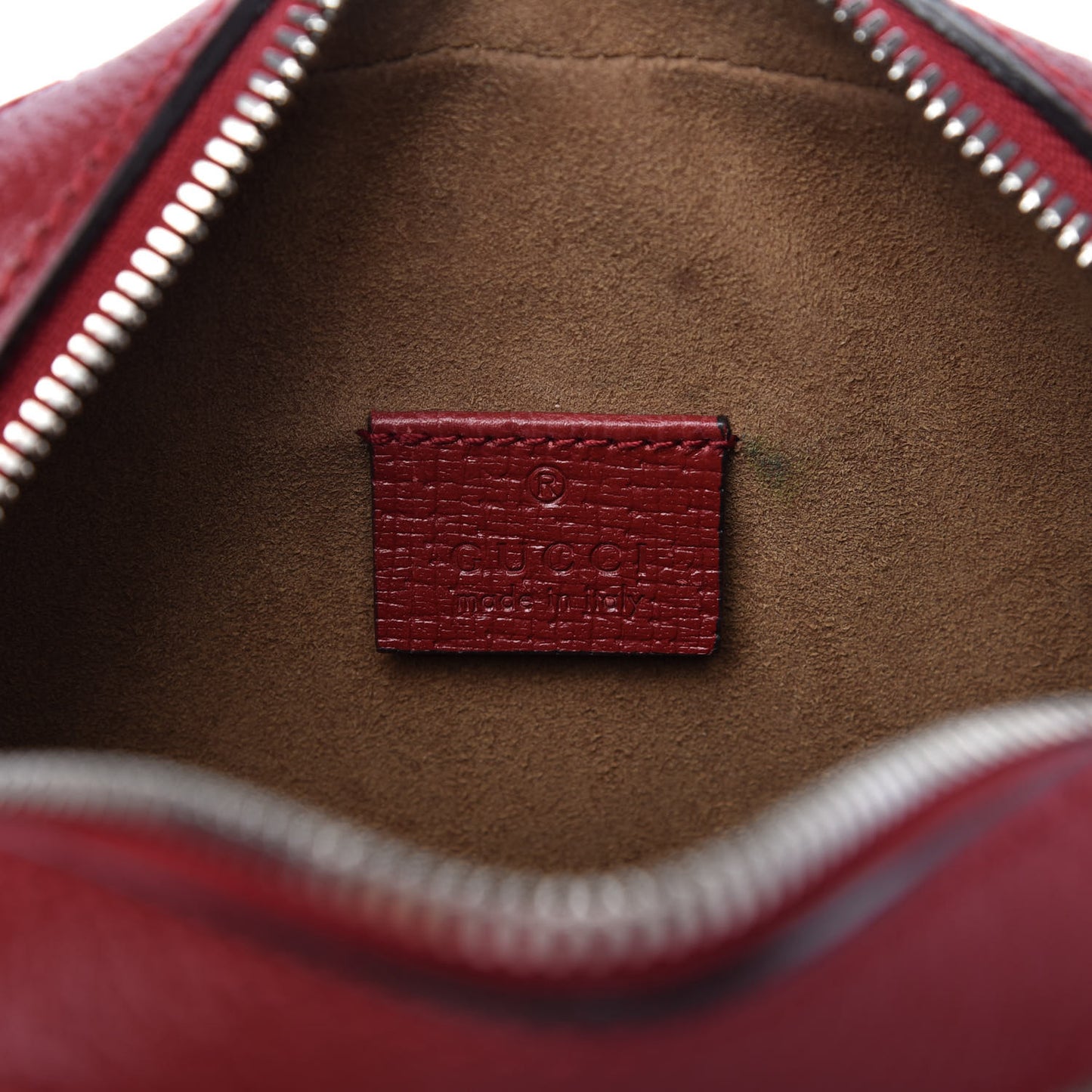 GG Supreme Monogram Tian Web Small Camera Bag Beige Multicolor Red