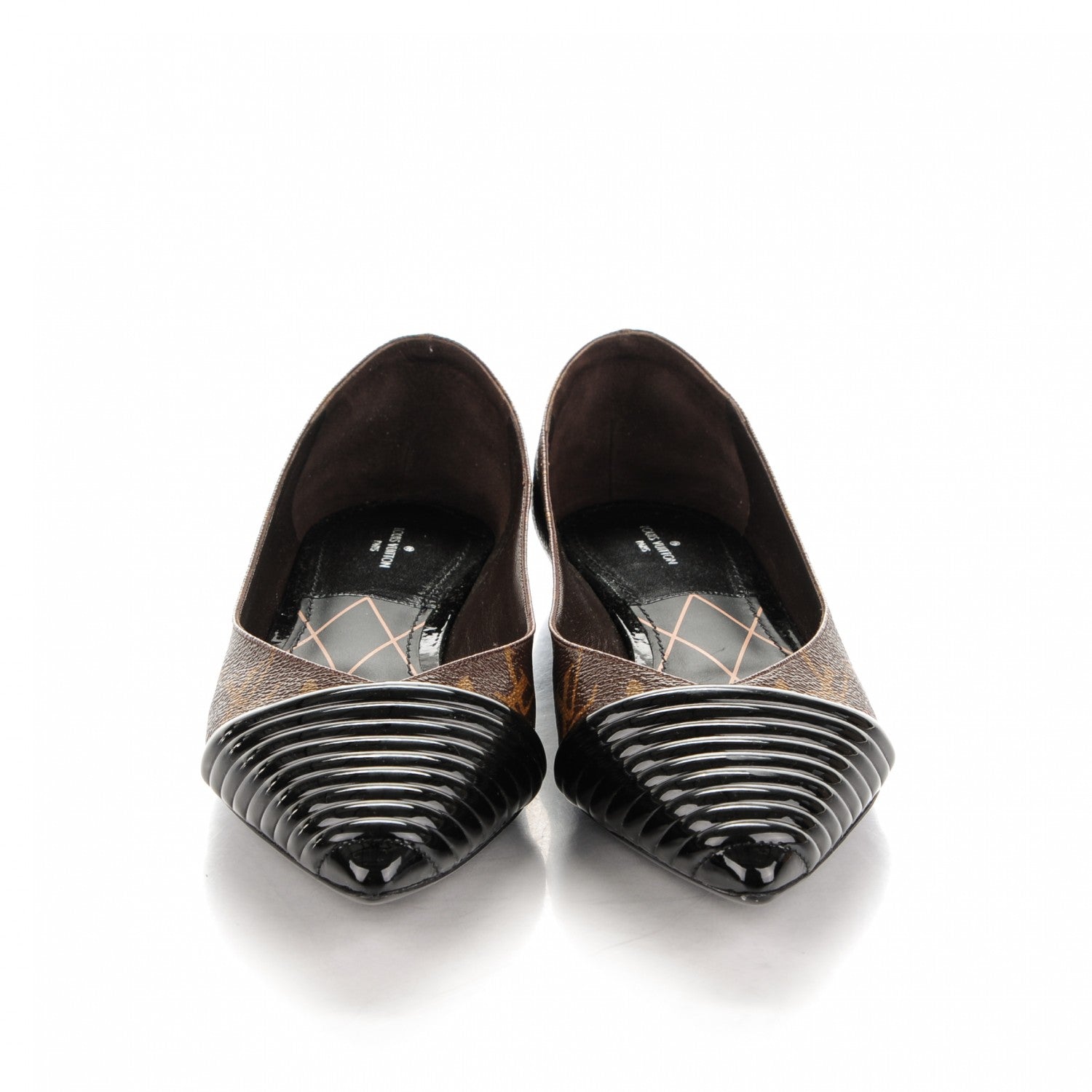 Louis Vuitton Monogram Inspired Ballerina Flats 41 2 of 7