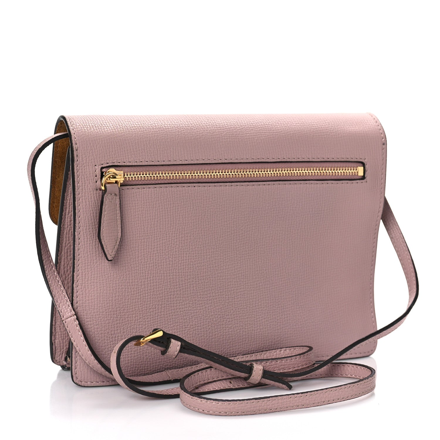 Burberry Derby Calfskin House Check Small Macken Crossbody Bag Pale Orchid 3 of 10