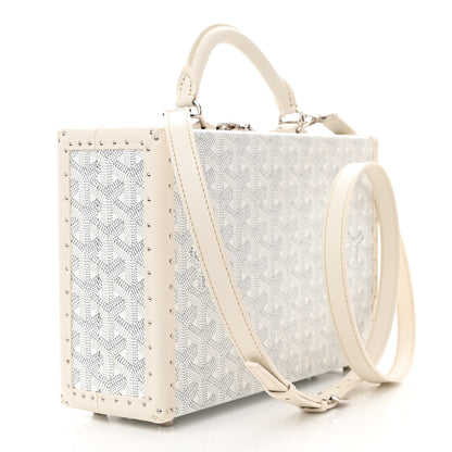 Goyard Goyardine Grand Hotel Trunk White 3 of 10