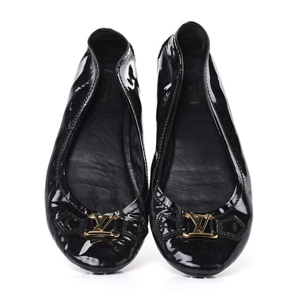Louis Vuitton Patent Calfskin Oxford Loafers 42 Black 5 of 10