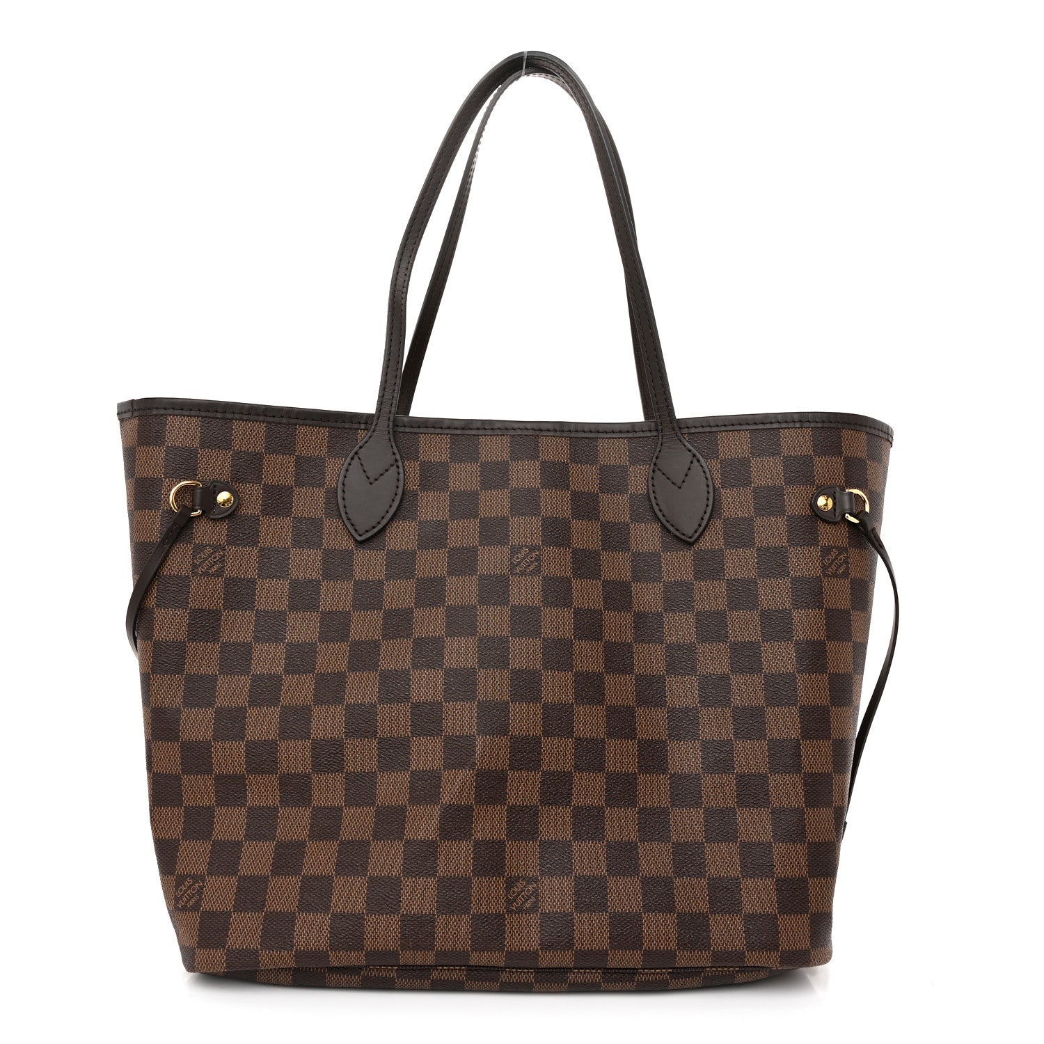 Louis Vuitton Damier Ebene Neo Neverfull MM Rose Ballerine 1 of 10