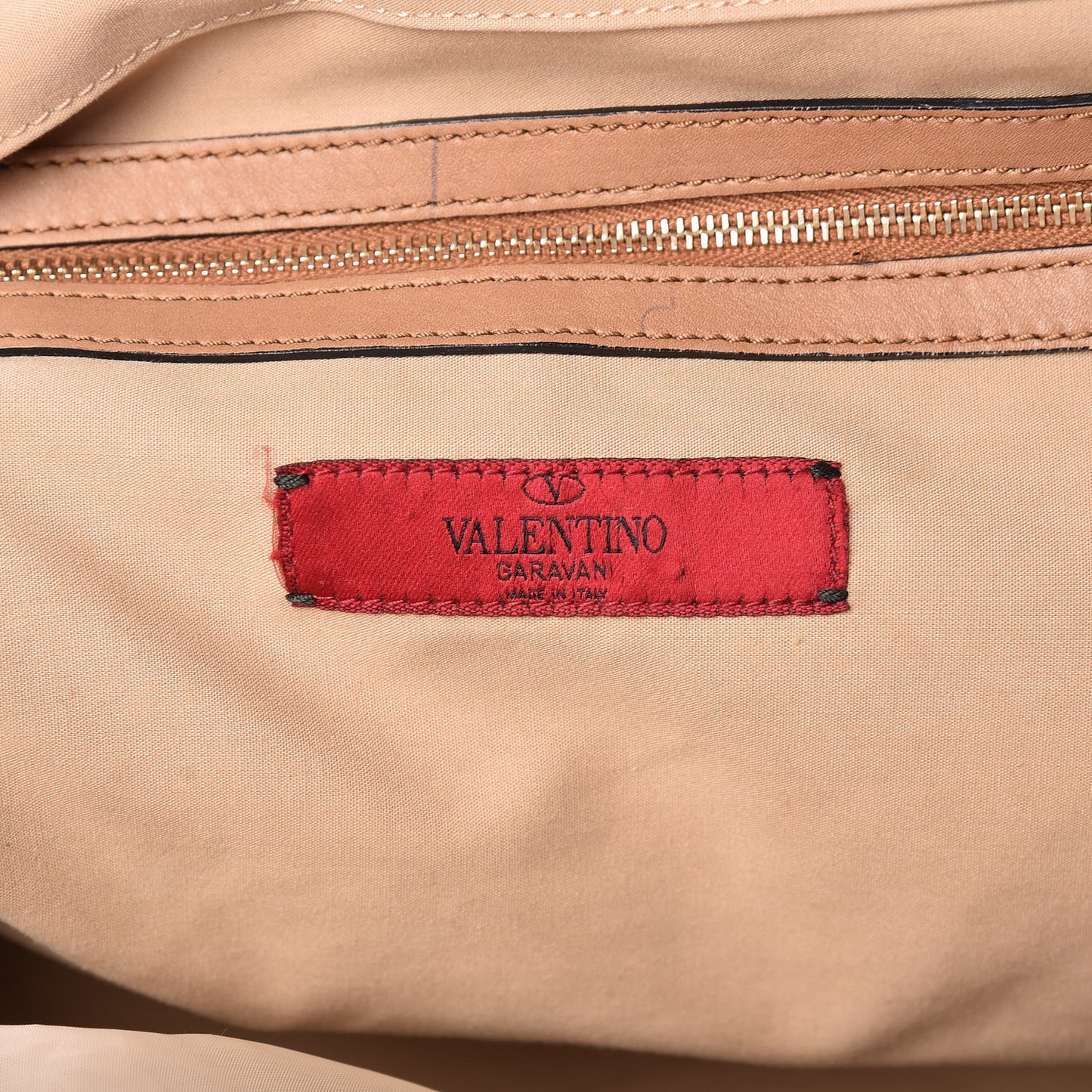 Vitello Canvas Lace Tote Beige