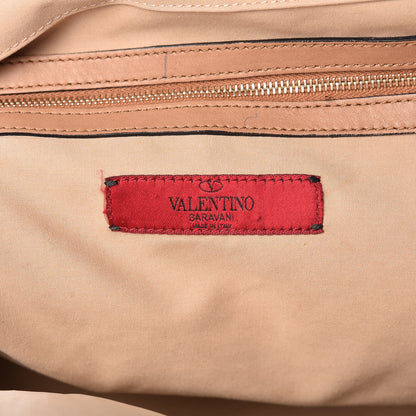 Valentino Garavani Vitello Canvas Lace Tote Beige 6 of 29