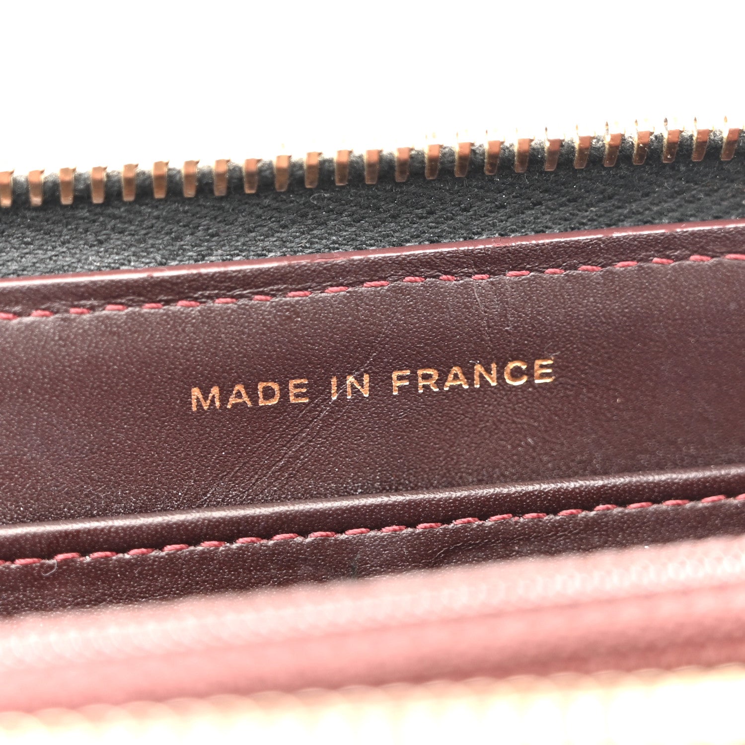Chanel Caviar Quilted Large Gusset Zip Around Wallet Navy 7 of 12