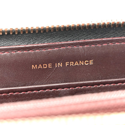 Chanel Caviar Quilted Large Gusset Zip Around Wallet Navy 7 of 12