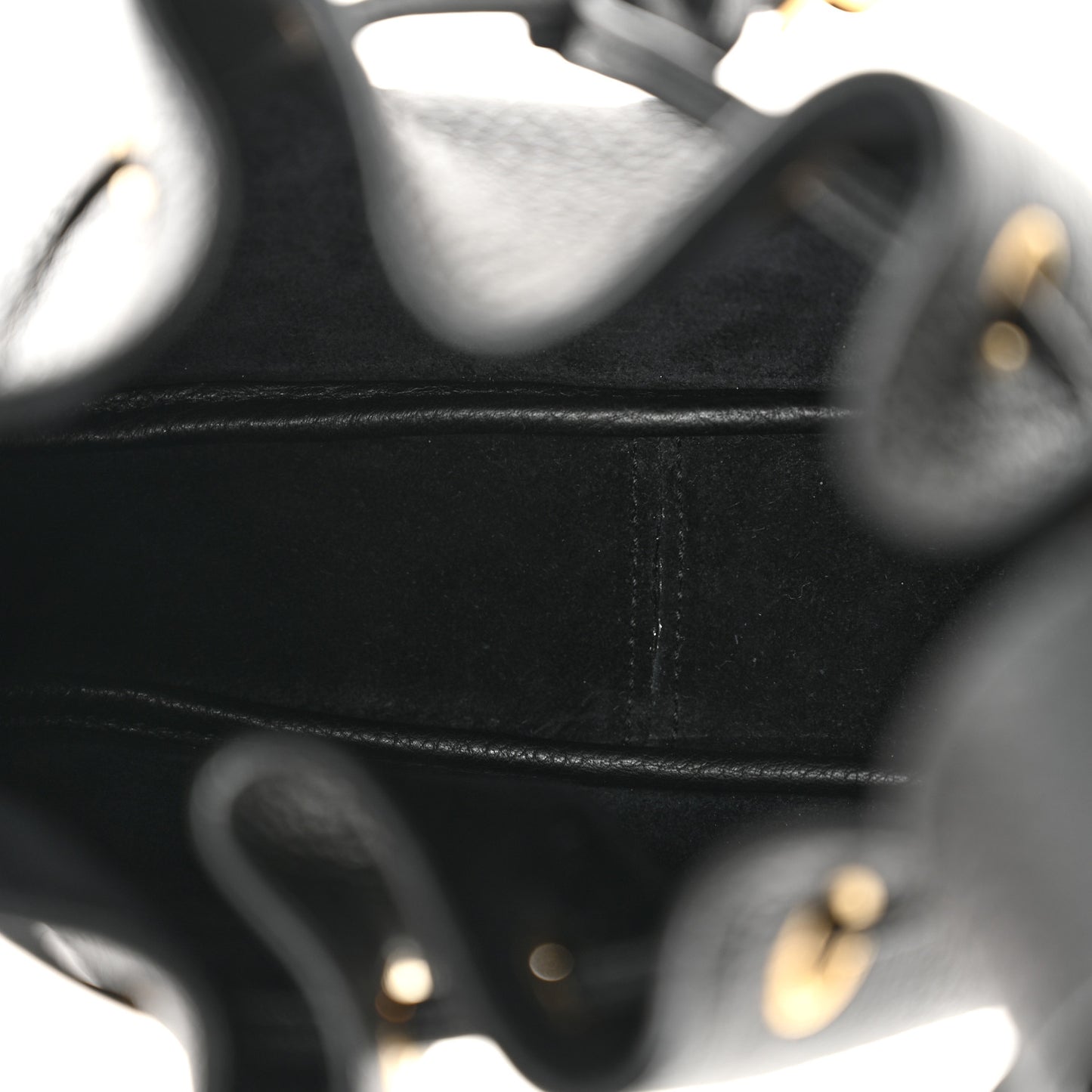 Grained Calfskin Paris VII Mini Flat Hobo Black