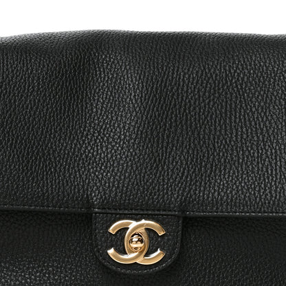 Chanel Grained Calfskin Small Souplissimo Maxi Flap Black 8 of 11