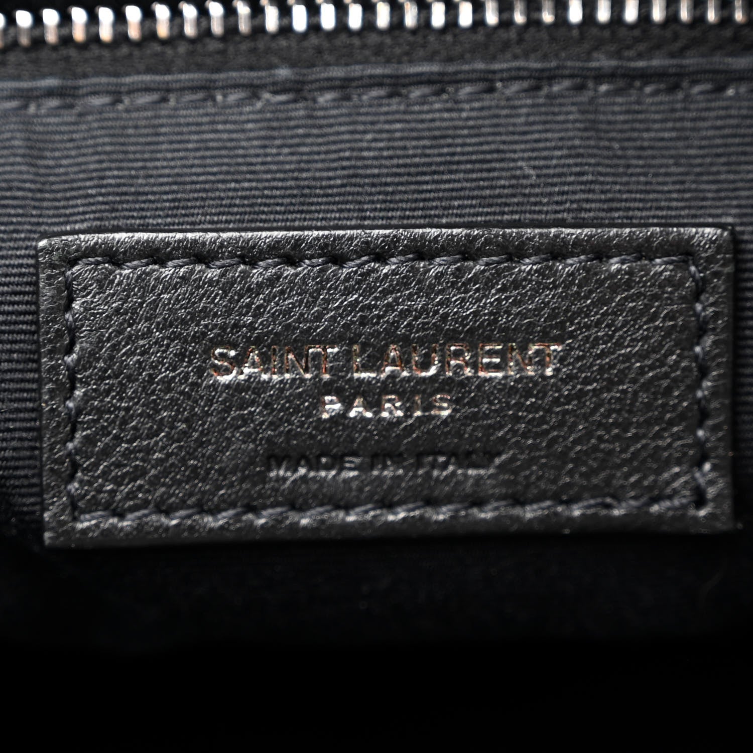 Saint Laurent Crinkled Calfskin Matelasse Monogram Niki Shoulder Bag Storm 6 of 12