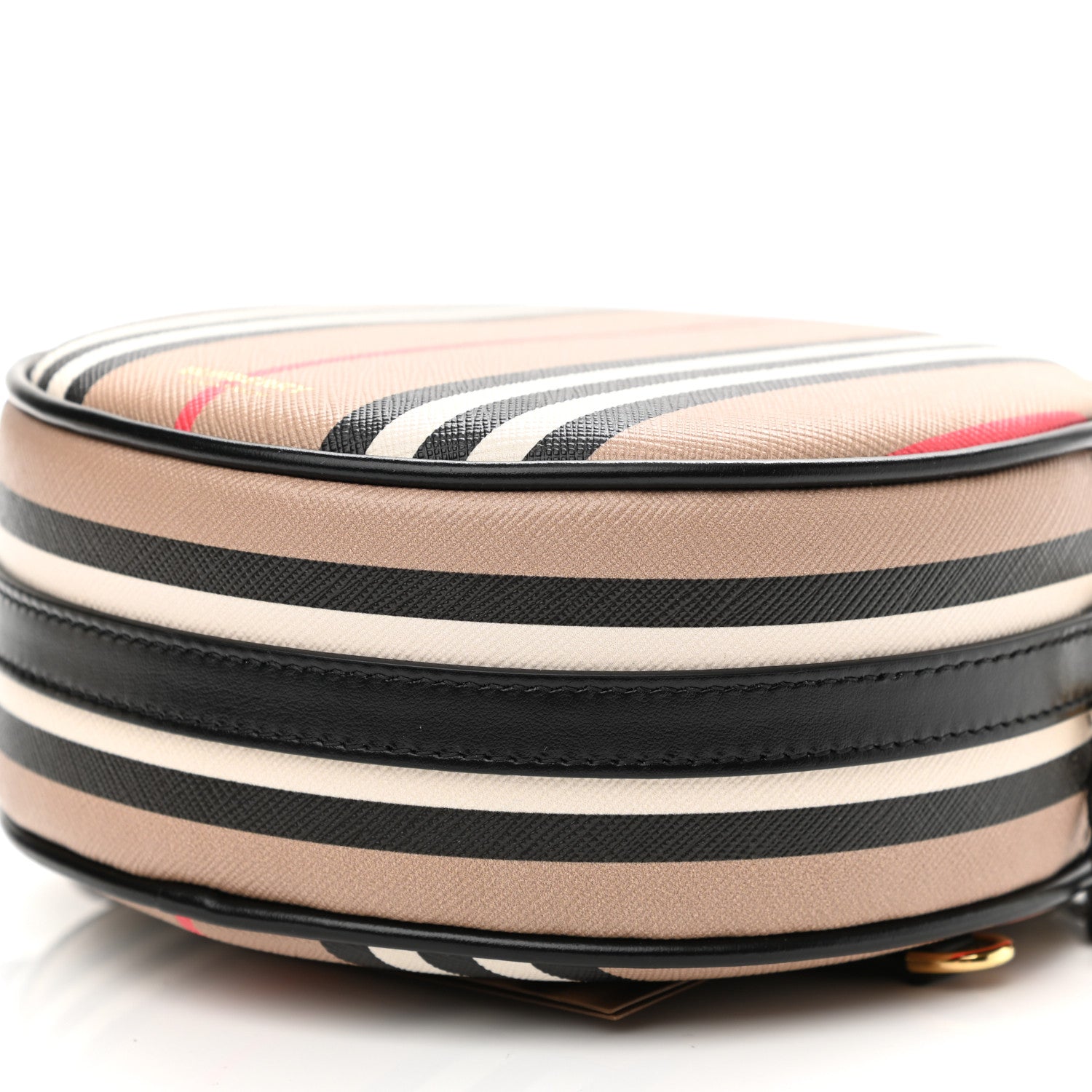 Burberry E-Canvas Calfskin Icon Stripe Louise Bag Archive Beige 10 of 11