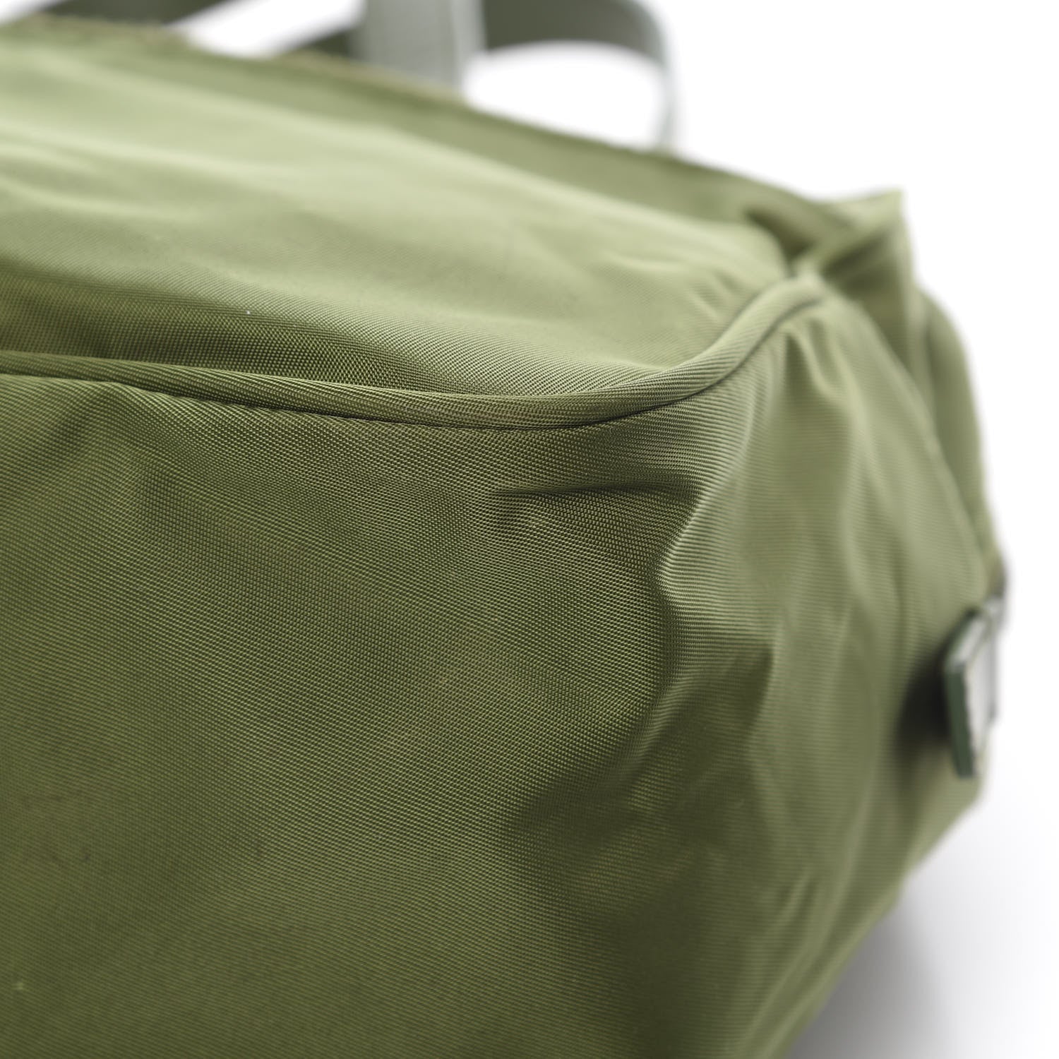 Prada Nylon Vela Sport Duffle Militare 11 of 12