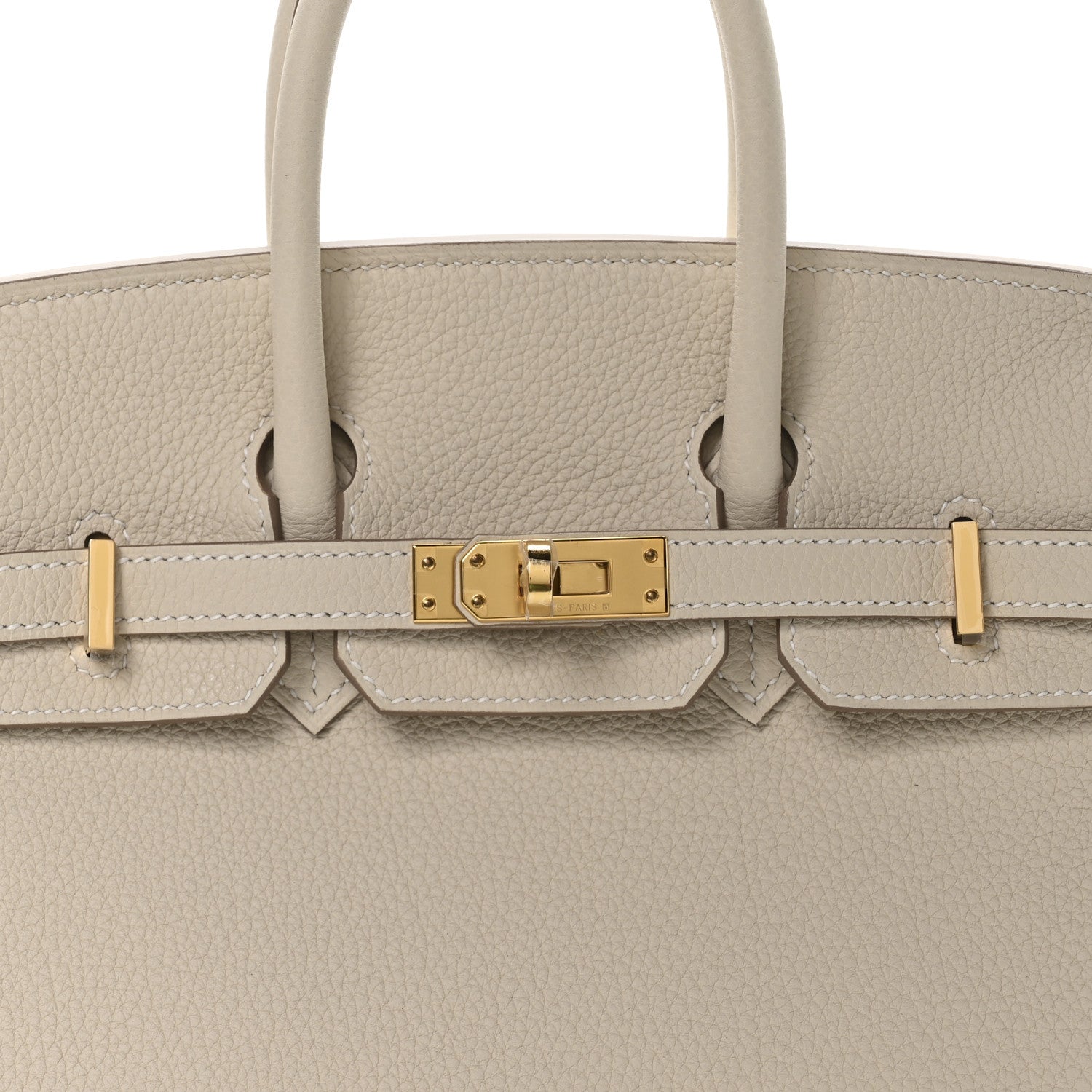 Hermes Togo Birkin 25 Craie 7 of 10