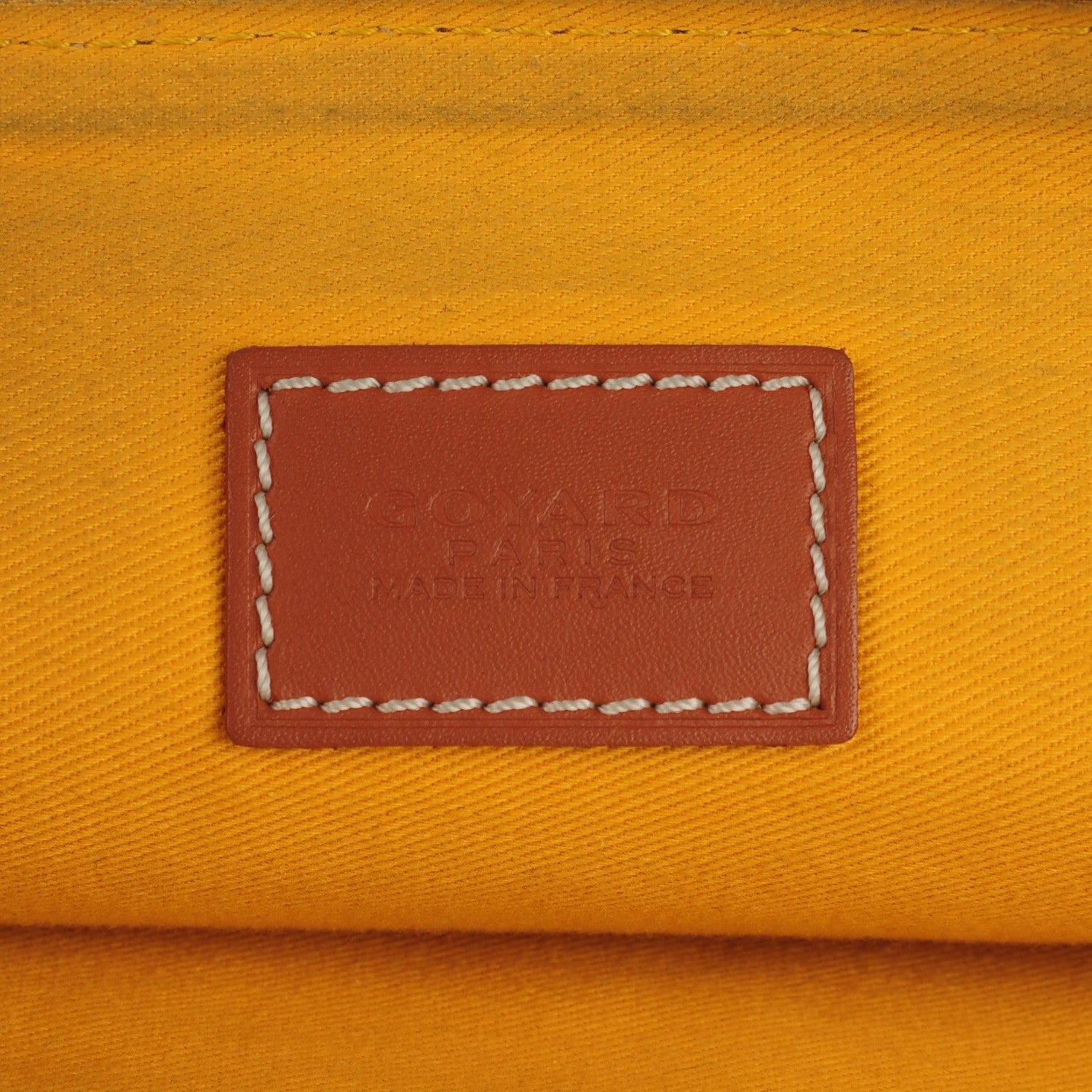 Goyard Goyardine Senat Pochette GM Black Gold 6 of 9
