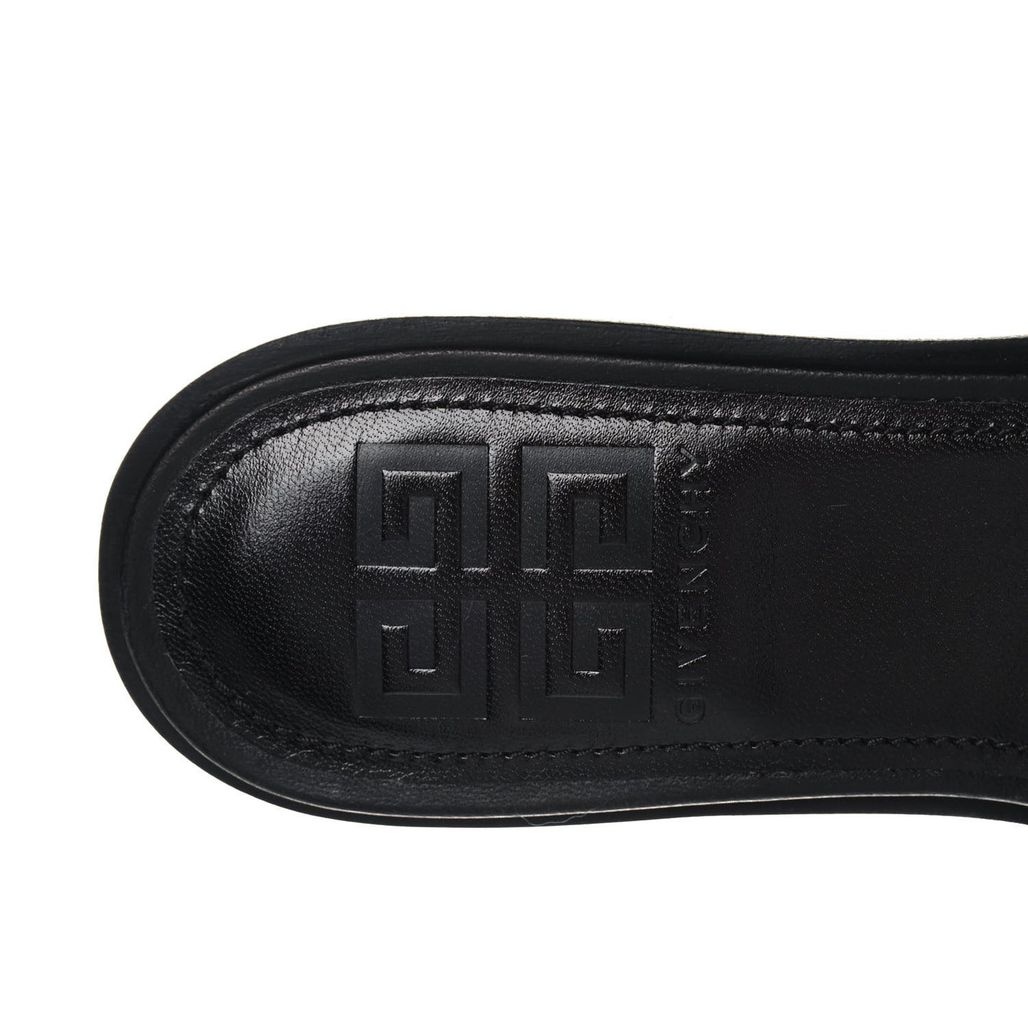 Nappa G Flat Sandals 36 Black